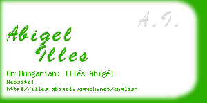 abigel illes business card